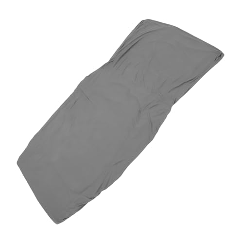 Angoily Elastischer Sofabezug ohne Armlehnen für Chaise Longue und Schlafsofa Grauer Minimalistischer Einteiliger Sofaschutz Strapazierfähiger Rutschfester Möbelüberwurf für Wohnzimmer