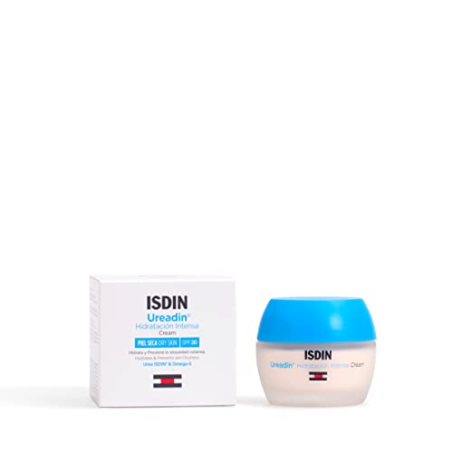 ISDIN Ureadin Hidratación Intensa Crema Facial Hidratación Intensa, Ayuda a Prevenir los Signos del Envejecimiento, 50 ml