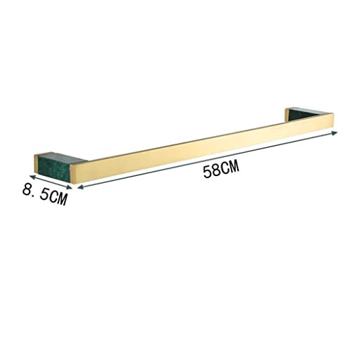 Porte-serviettes léger barre simple en marbre véritable
