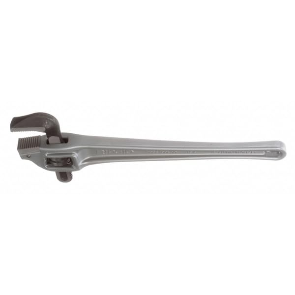 RIDGID 31125 Model 18 Aluminum Offset Pipe Wrench, 18-inch Plumbing Wrench, Small, Silver by RIDGID - Image 2