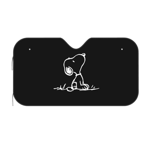 スヌーピー 車用 サンシェード 簡単着脱 吸盤 車 遮光 遮熱 紫外線カット 車用サンシェード 日よけ 日焼け対策 サンシェード 130cm×70cm