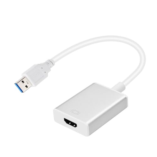 CIYODO USB to Adapter Audio Video Output Resolution Usb3.0 Converter for Laptop Projector Silver Editi