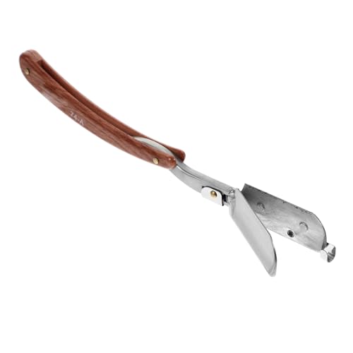 OATIPHO Maquinilla de Afeitar Vintage de Madera con Mango Ergonómico para Hombre Herramienta de de Aleatorio para Barberías y Personal