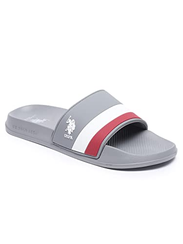 Image of U.S. POLO ASSN. Men's Slip On Slide Conex 4.0, Grey