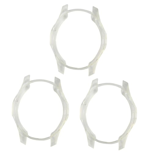 Angoily 3pcs Protective Frame Cover Watch Smart Watch Cover Protector Watch Protection Shell Kutuzov Mikaberidze Smartwatch Protector Reloj Inteligente S3 Protective Film Bumper