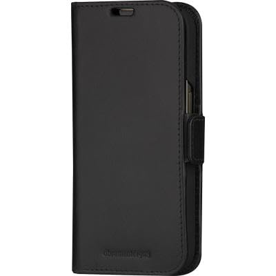 Étui dbramante1928 Folio Copenhagen iPhone 15 noir en cuir durable