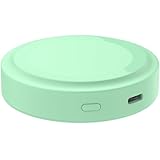 Celly, PowerBank Circle Compatible con tecnología Magsafe con Capacidad de 3000 mAh, con USB-C y Anillo magnético Incluido, Compatible con Smartphone, Carga rápida, Color Verde