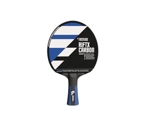 Image of RiftX Carbon ITTF Approved Table Tennis Racquet | Russian Basswood Blade with Carbon Layers & Kiri Core | Ergonomic Handle TT Bat | Controlled Attack + Spin Rubber | Table Tennis Racket