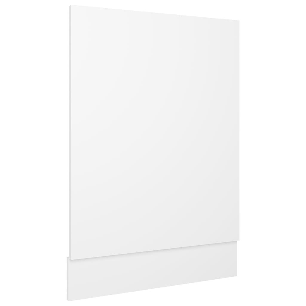 vidaXL Front Dishwasher Panel Furniture Dining Room Kitchen Storage Cabinet Part front Dishwasher Protector Panel Unit White Chipboard — image 1