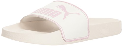Image of PUMA Women's Leadcat Slide Sandal, Whisper White-Winsome Orchid, 10 M US
