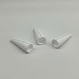 3x 3D-gedrucktes Zapfen - Cover für Lampenschirm A1e/b, PLA, weiß, passend für Weihnachtsstern, Cover in Weiß, 3er Set
