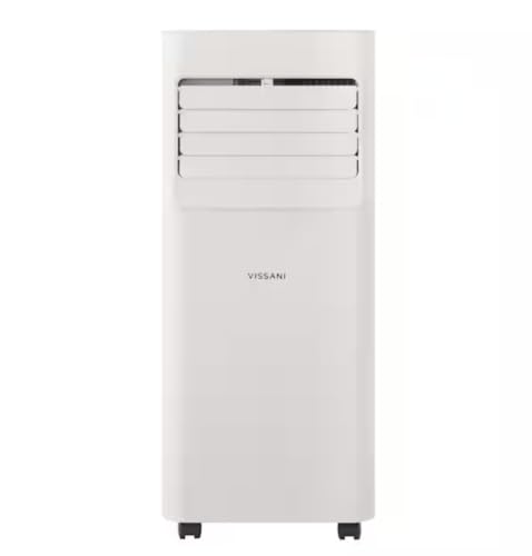 5,000 BTU (DOE) 115-Volt Portable Air Conditioner Unit Cools up to 150 sq. ft. with Dehumidifier and Remote in White