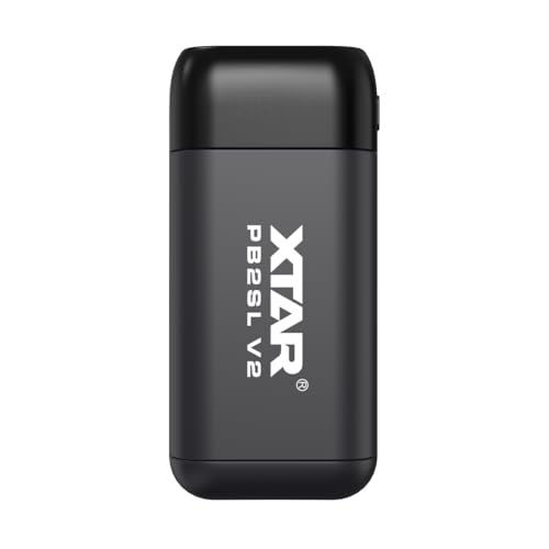 XTAR PB2SL V2充電器 18650 20700 21700電池対応 USB-A&C同時出力可能