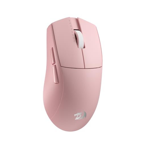 Redragon M916 PRO 3-Mode Wireless Gaming Mouse, 55G Ultra-Light 26K DPI Mouse w/Ergonomic Natural Grip Build, Full Programmable Buttons, Software Supports DIY Keybinds & DPI