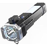 Multi-Functional Rechargeable LED Torch with Emergency Hammer-image-5