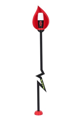 Alastor Microphone Cane Costume Hazbin Anime Hotel Alastor Tail Paw Gloves Cosplay Accessories Props Halloween Black