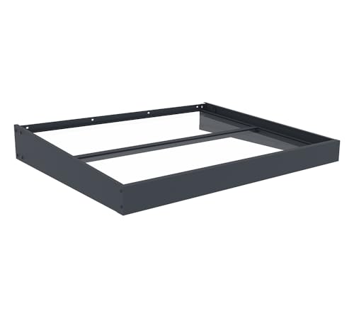 Westmann Metall Vordach Carrie B | Pulverbeschichteter Stahl & Aluminium | Kristallklare Polycarbonat-Paneele | Anthrazit | Wetterfest & pflegeleicht | Einfache Montage mit Verankerungskit 80x120x14cm