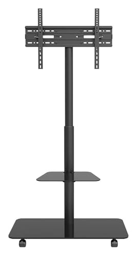Soporte móvil para TV con ruedas y ajuste de altura miniatura 2