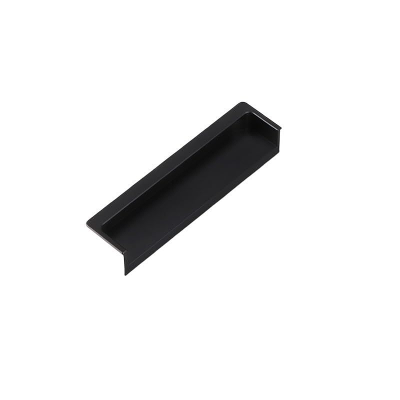 Poignée dissimulée haut de gamme noire 120mm pour finitions soignées de tiroir de dressing