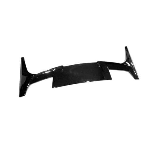 Garniture d'aile de becquet Model Y finition noir brillant style carbone