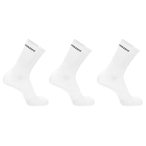 Salomon Unisex Flow Crew 3 Pack Socks (pack of 5)