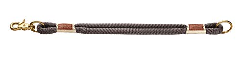 HUNTER Sansibar RANTUM Verstellbare Führleine für Hunde, modern, nautisch, 1 x 200 cm, grau & Sansibar Rantum Halsung, Hundehalsband, Tau, modern, nautisch, 55 (L), grau