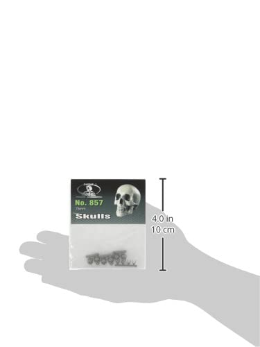 Royal Model 857 75mm (1/24) Resin Skulls & Jawbones Kit | 6 Skulls + 4 Jaws | Militaria Diorama