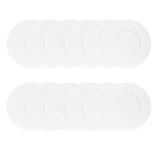 Trend'up - Maxi lot de 12 assiettes plates Zen 27 cm