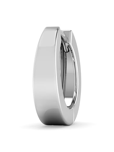 Image of ORIONZ Hoop Earrings for Men & Boys (1 Piece) - 925 Sterling Silver - Gift for Birthday Anniversary - 18k Gold Plated Jewellery - Men Fashion