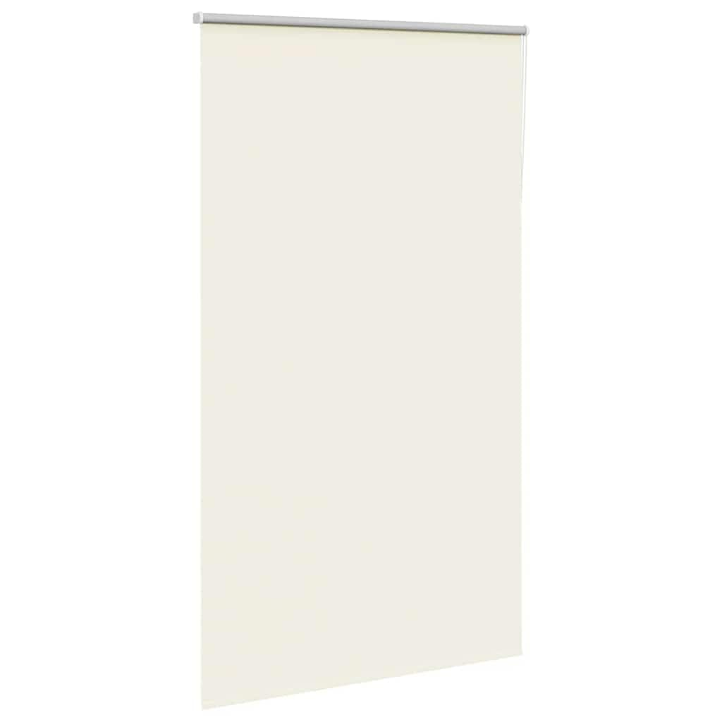Store Enrouleur occultant Blanc cassé 135x210 cm Tissu pour fenêtre, Enrouleur Bloque lumière Solaire régulation Thermique, Store occultant pour Chambre Salon Bureau, Montage Enfant chaîne réglable