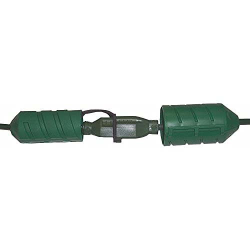 Farm Innovators CC-2 Cord Connect Water-Tight Electrical Extension Cord Lock, Green, 1-Pack - Thumbnail 2