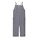rompers for teens Girls Jumpsuit Kids Fashion Cap Sleeve Wide Leg Pants Romper One Piece Spring Summer Overalls Outfits (Grey, 12-13 Years)