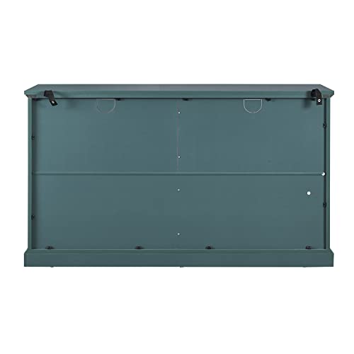 Vilrocaz Multifunctional Storage Buffet Cabinet Sideboard With Glass Door And Adjustable Shelves, 53” Wooden Tv Stand Console Table Sofa Table For Dining Living Room Cupboard #TOP5