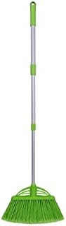 Xifando Three-Section Telescopic Aluminum Alloy Rod Long-Handled Broom(Green)
