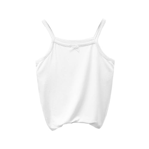 Girls' Camisole Soft Modal Sleeveless Basic Undershirts Summer Tops, Ages 1-7 Years