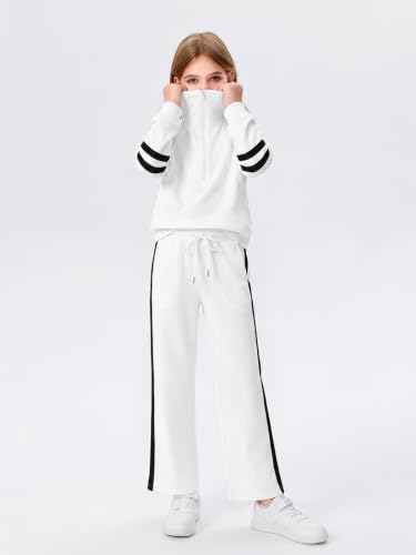 Image of Haloumoning Girls Sweatsuit 2 Piece Zip Long Sleeve Sweat Outfits