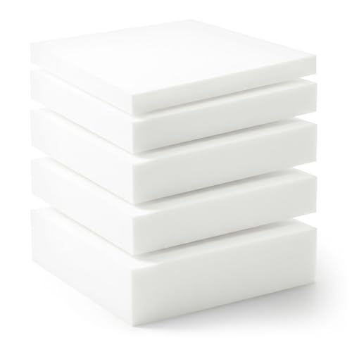 Zubeno 2 x 24 x 24 High-Density Upholstery Foam Foam Replacement Pad for Sofa Chair and DIY Home Projects