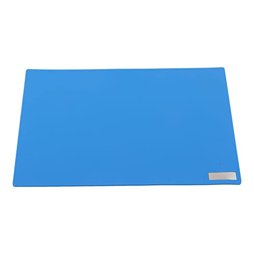Insulation Silicone Soldering Mat, 20 X 13.8in Large Repair Mat Heat Insulation 500°C Anti Static Magnetic Work Mat for Computer, Watch, Cellphone Repair - 3 Colors(Dark Blue)