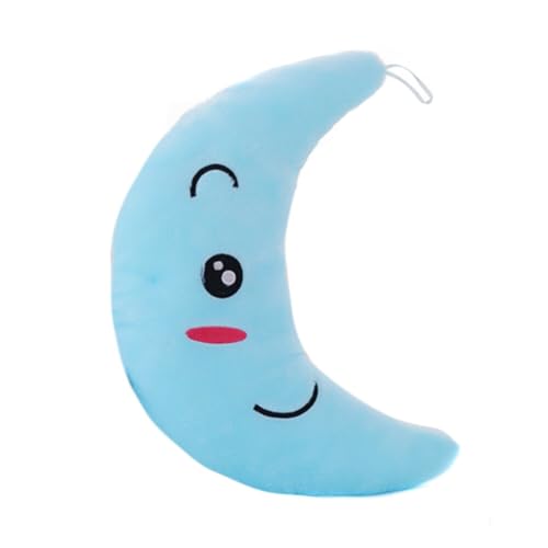 LED Kissen, Mond Leuchtende Plüschtier Kissen Gefüllte Stofftiere...