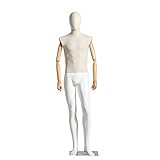 Schaufensterpuppe Praktisches Halb-Bad-Modell-Ständer Mit Stabilen Haltegriffen Für Die Präsentation Von Kleidungsstücken In Boutiquen Und Alltagsausstellungen(Style 16 Height: 188 cm)