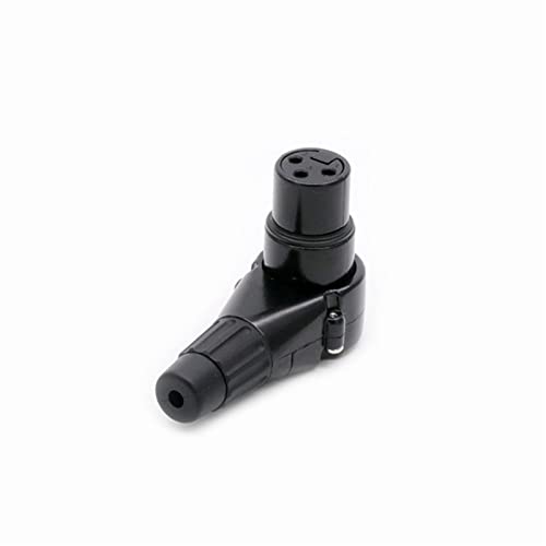 Conector XLR multidireccional de ángulo recto de 3 pines para solucionar espacios reducidos 4