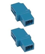 Pacsatsales - Lc To Lc Coupler 10 Pack - Single Mode Lc Fiber Couplers. Lc Fiber Optic Couplers Are Pre Cleaned & Extend Lc Fiber Cables. 10 X Sm Sx Lc Fiber Adapters Included #TOP6