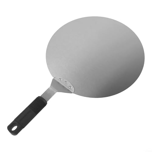 Pala per pizza in acciaio inox con manico ergonomico da cucina, strumento di trasferimento per torte in metallo, accessori per la preparazione di pane e pasticceria (30,5 cm)
