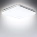 Plafoniera LED,Plafoniera Led Soffitto 20W 1600LM, Plafoniera LED 6500K Bianco,IP56 Impermeabile,Plafoniera Bagno rotonda a filo per Bagno,Cucina,Soggiorno,Camera,Corridoio,Ufficio
