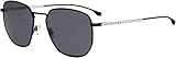 Incluye funda protectora BOSS BOSS 0992/F/S Gafas, Matt Black/GY Grey, 58 Hombres
