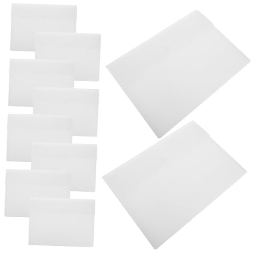 Pochettes plastiques A4 Lot de 10 dossiers à bouton-pression pour ranger vos documents