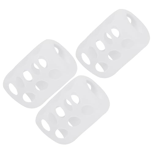 Abaodam Funda Protectora de Silicona para Biberón 120 Ml, Set de 3 Piezas, Resistente al Calor, Diseño de Boca Ancha, Cubierta Aislante para Botella de Leche, Adecuado para Bebés