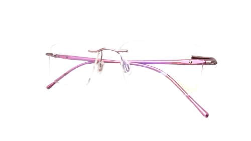Image of N Specs An Optical Mall Reading Glasses For Men Women Unisex Stylish Framless Frame With Anti Reflected Unbreakable Fiber Glasses