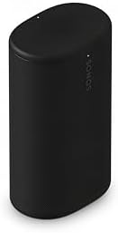 Sonos Play - Portable Bluetooth Speaker with WiFi, Alexa, 24-Hour Battery Life, Charging Base - Black