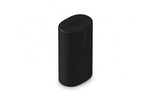 Sonos Play Black speaker on its charging base